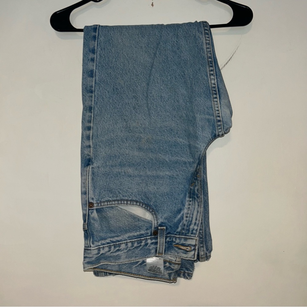 Levi's Classic Blue Denim with Leather Patch